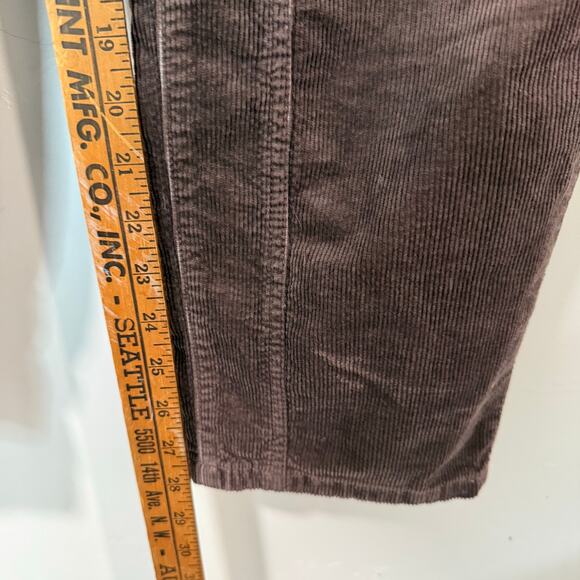 Anthropologie Pilcro Women's The Wanderer Pants Corduroy Cargo Utility 30 Brown - Picture 10 of 10